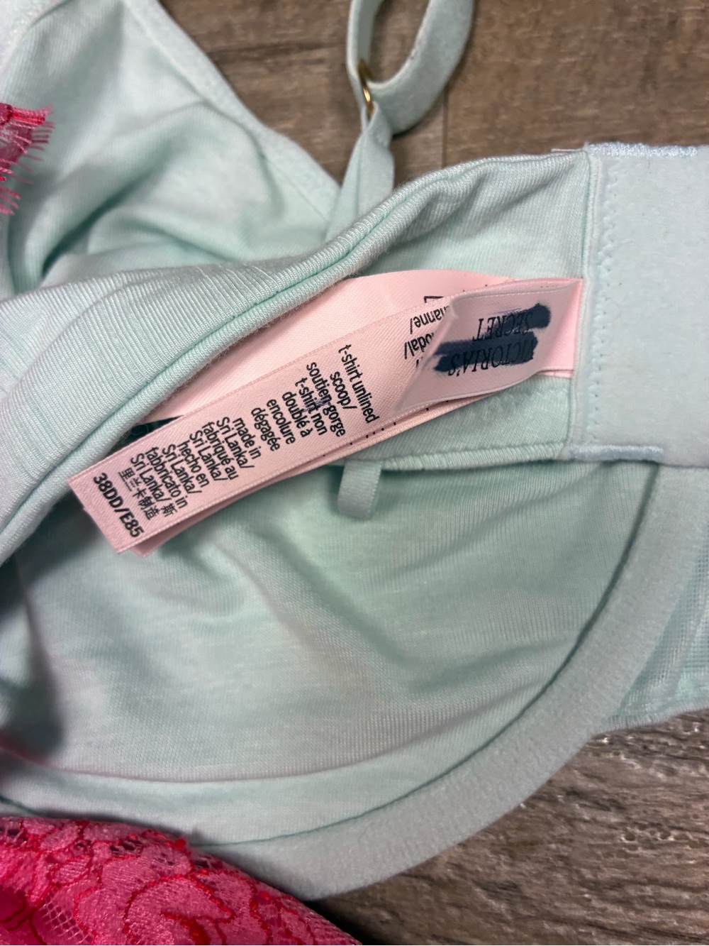 Victoria Secret 2 Bras Lace Balconette Underwired T Shirt Unlined Scoop - Picture 8 of 11